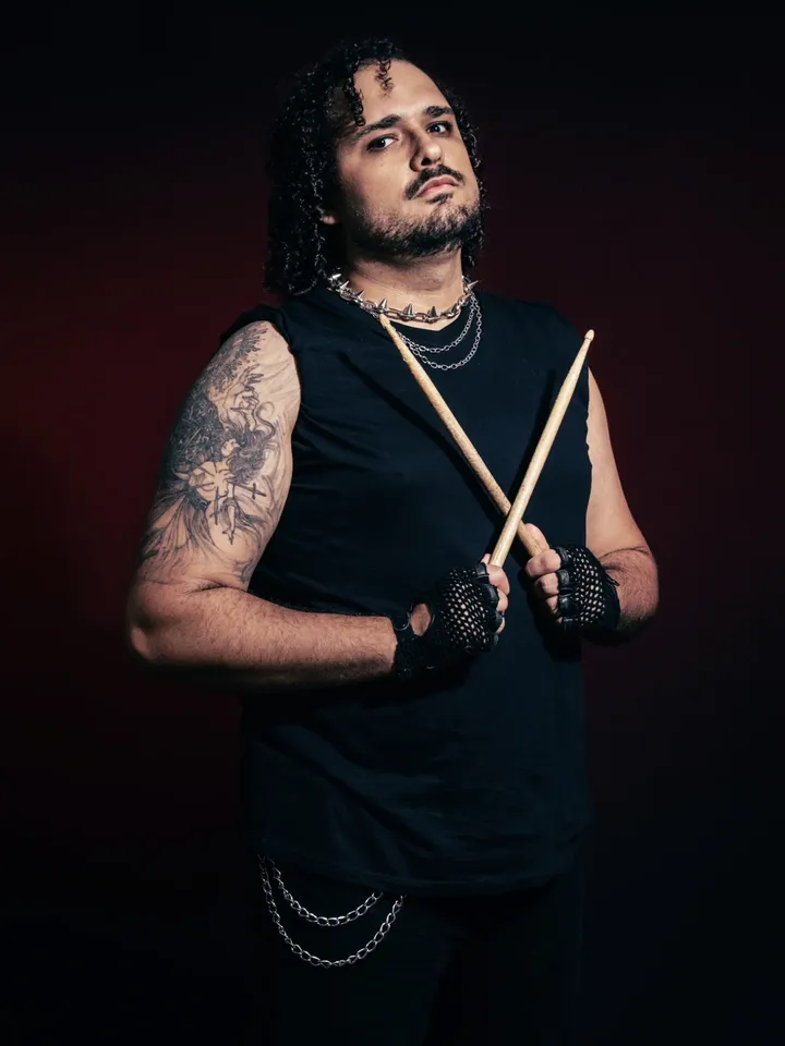 Gabriel Gifoli - Drummer da banda Cyberpunch_metal