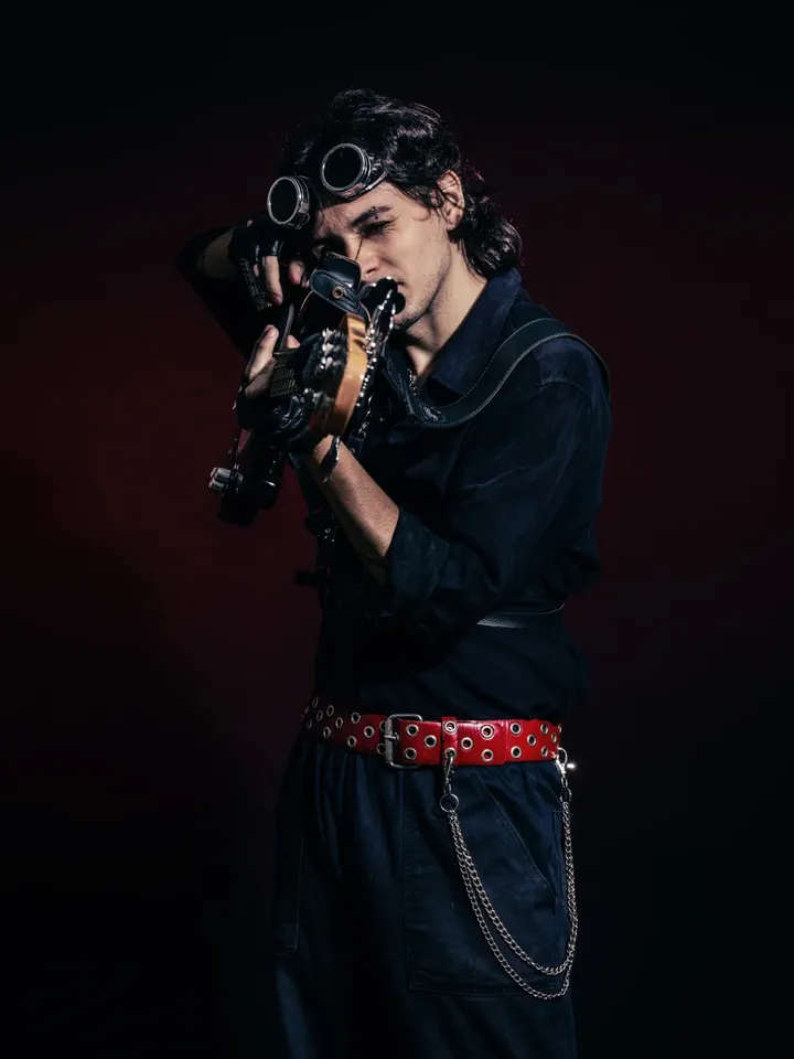 Zedu Domingues - Baixista da banda Cyberpunch_metal